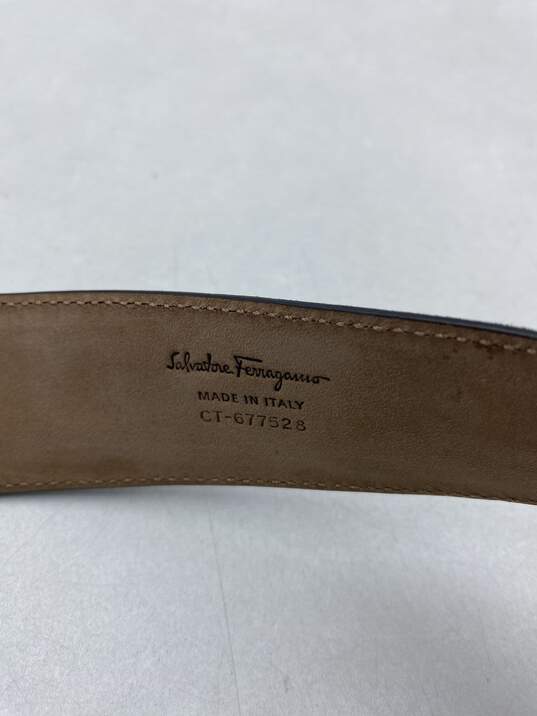 Authentic Salvatore Ferragamo Brown Belt - Size One Size image number 5