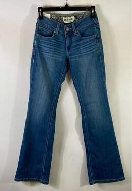 Ariat R.E.A.L. Blue Mid Rise Boot Cut Jeans- Size 26s
