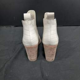Dolce Vita Women's White Leather Boots Size 7.5 alternative image