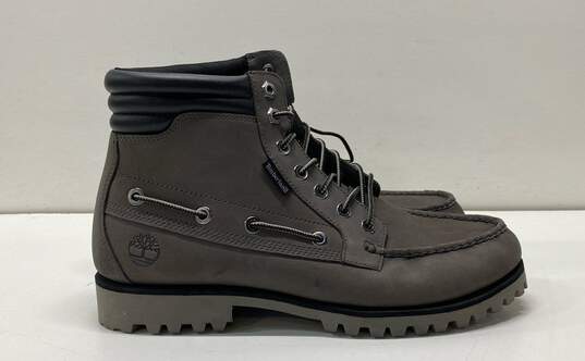 Timberland Oakwell 7 Eye Moc Toe Outdoor Hiking Boots Grey 9 image number 1