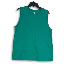 Lululemon Womens Green Sleeveless Crew Neck Activewear Pullover Tank Top Size 8