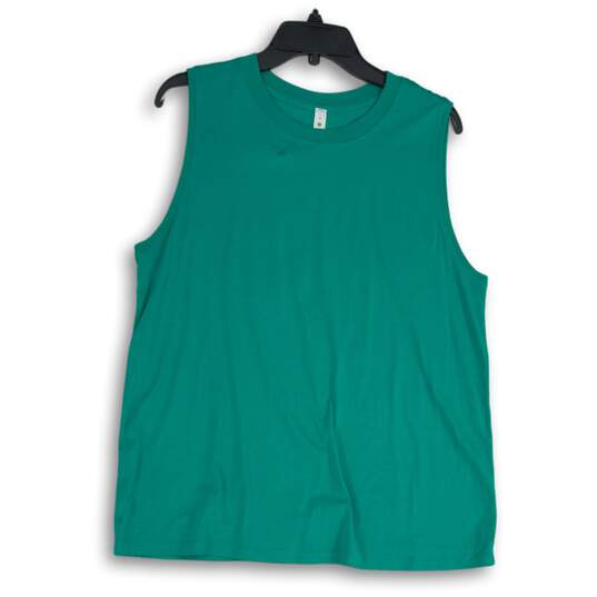Lululemon Womens Green Sleeveless Crew Neck Activewear Pullover Tank Top Size 8 image number 1