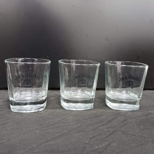 Set of 8 Assorted Jack Daniels Glasses & Cocktail Shaker image number 2