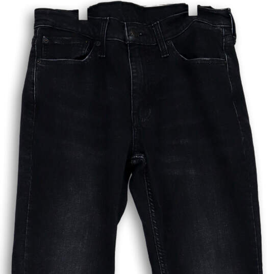 Mens 511 Black Medium Wash Denim Pockets Straight Leg Jeans Size 32x34 image number 3