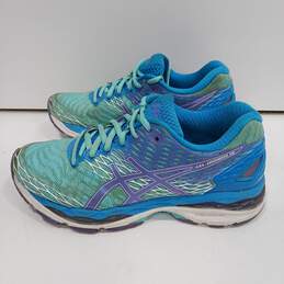 Asics Women's Gel-Nimbus 18 Blue Running Shoes Size 7.5