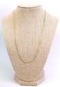 14k Yellow Gold Serpentine Chain Necklace 8.4g image number 1