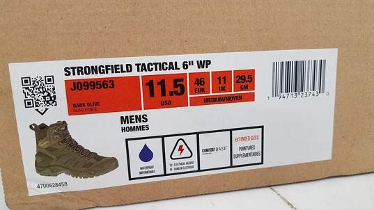Merrell Strongfield Tactical 6 Inch Waterproof Boots IOB Size 11.5 image number 7