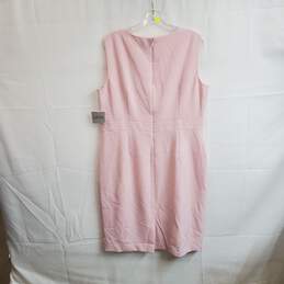 Kasper Light Pink Sleeveless Shift Dress WM Size 16 NWT alternative image