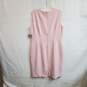 Kasper Light Pink Sleeveless Shift Dress WM Size 16 NWT image number 2
