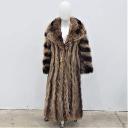 Vintage Minerva By Evans Women's Raccoon Fur Coat