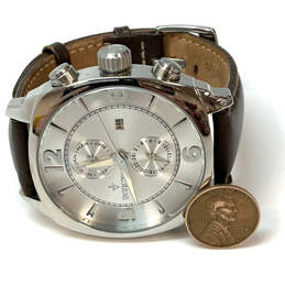 Designer Invicta Silver-Tone Adjustable Strap Round Dial Analog Wristwatch alternative image