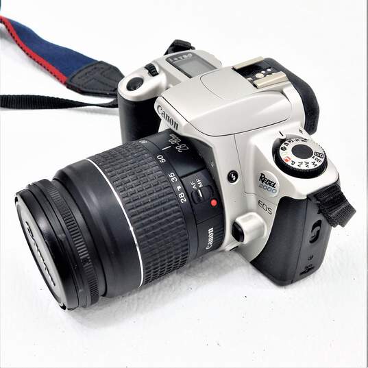 Canon EOS Rebel 2000 35mm SLR Film Camera w/ 28-80mm Lens & Bag image number 3