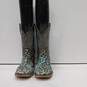 Roper USA Youth Blue Western Boots Sz 3 image number 1