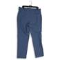 NWT Mens Blue Flat Front Slash Pocket Straight Leg Chino Pants Size 38x30 image number 2
