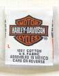 Harley Davidson White Long Sleeve - Size Large image number 3