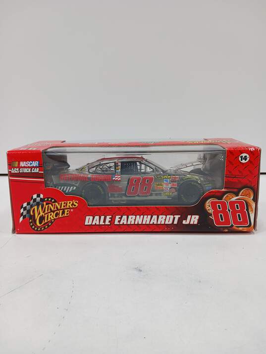 Pair of NASCAR Toy Cars w/Box and Display image number 2