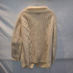Vintage Cara Fashions Knitwear Irish Bainin Wool Cardigan Sweater No Size alternative image
