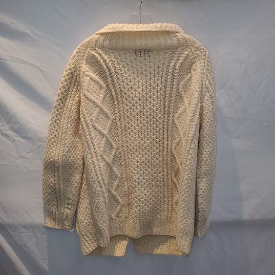 Vintage Cara Fashions Knitwear Irish Bainin Wool Cardigan Sweater No Size image number 2