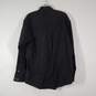 Mens Regular Fit Collared Long Sleeve Chest Pocket Button-Up Shirt Size Small image number 2
