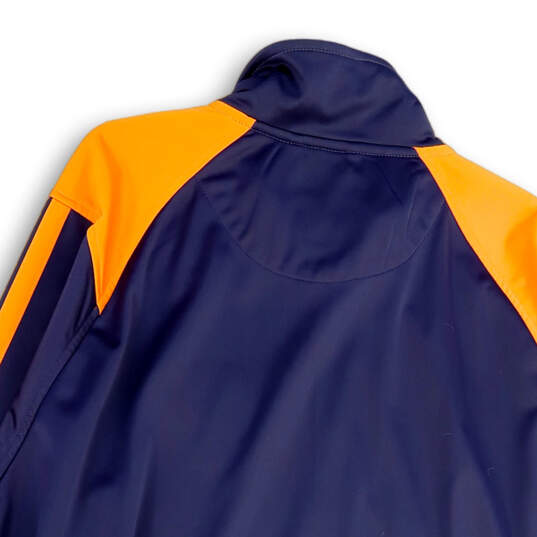 Mens Blue Orange Long Sleeve Chicago Bears Full-Zip Track Jacket Size XXL image number 4