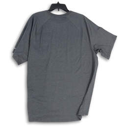 NWT Mens Gray Relaxed Fit Crew Neck Short Sleeve Pullover T-Shirt Size XL alternative image