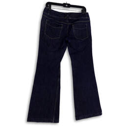 Womens Blue Denim Pockets Medium Wash Comfort Bootcut Leg Jeans Size 4 alternative image