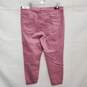 NWT Nicole Miller Soho WM's High Rise Ankle Skinny Rose Pink Jeans Size 16 x 23 image number 2