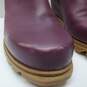 Sorel Joan of Arctic Wedge Zip Boots Leather Booties Ice Wine Sz 6.5 image number 3