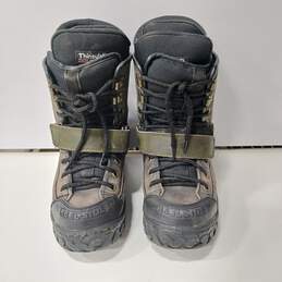 Black Heelside Snowboarding Boots Size 9