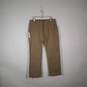 NWT Mens Regular Fit Flat Front Slash Pockets Bowman Flex Work Pants Size 36X32 image number 1
