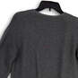 Womens Gray Knitted Long Sleeve Open Front Cardigan Sweater Size XSP image number 4