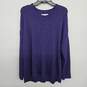Violet Popcorn Chenille Long Sleeve  Sweater image number 1
