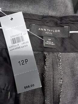 Ann Taylor Women's Gray Dress Pants Size 12P