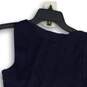 NWT Anthropologie Womens Navy White Checked Sleeveless Blouse Top Size M image number 4