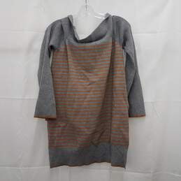 Anthropologie Off the Shoulder Striped Sweater Women's Size Small alternative image