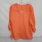 Tommy Bahama WM's 100% Cotton Peach Gauze Henley Blouse Top  Size MM image number 2