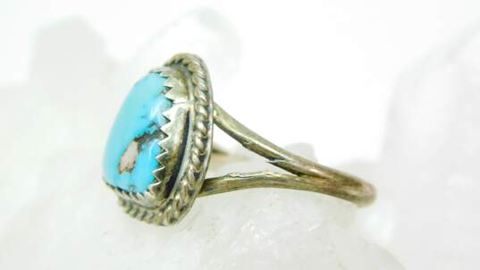 (G) 925 Silver Star Jewelry Albuquerque Turquoise Ring 2.8g image number 2