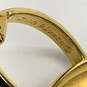 Designer Joan Rivers Gold-Tone Pink Stone Circle Reversible Charm Pendant image number 4