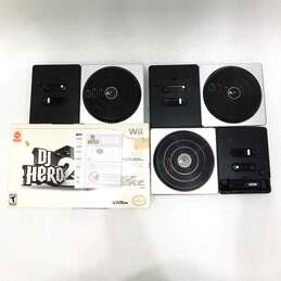 3 DJ Hero Turntable Controllers Nintendo Wii No Game