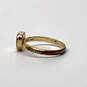 Designer Kate Spade Gold-Tone Tiny Heart Shape Round Band Ring Size 6.75 image number 2