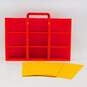 Vintage 1989 Lego Storage Carry Case Box Slide Lid Plates Storage Container image number 3