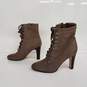 Halogen High Heel Lace Up Boots Size 7.5M image number 1