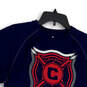 NWT Mens Blue Chicago Fire Round Neck Short Sleeve Pullover T-Shirt Size S image number 3