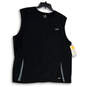 NWT Mens Black Round Neck Sleeveless Pullover Muscle Tank Top Size X-Large image number 1