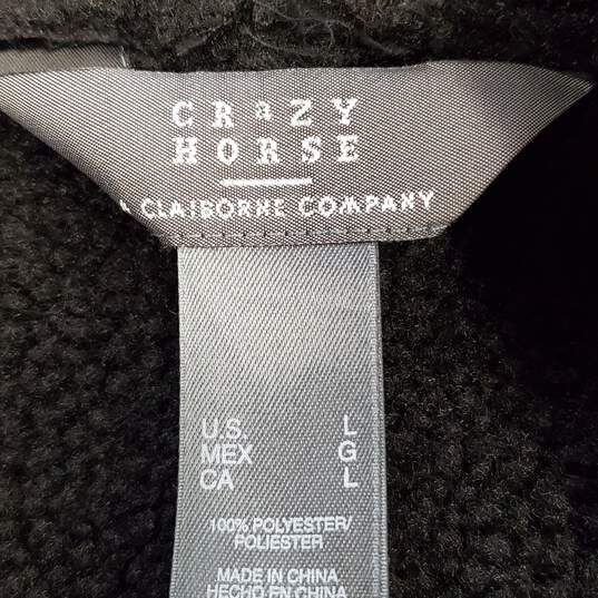 Crazy Horse A Claiborne Company Men Black Jacket L image number 3