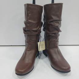 St. John's Bay Women's Brown Jarrett Slouch Boots Size 8M NWT