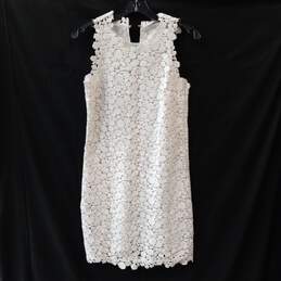 Michael Kors White Sleeveless Crochet Dress Women's Size 0
