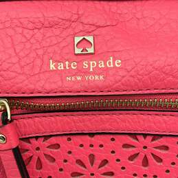 Kate Spade Womens Pink Leather Adjustable Strap Inner Pocket Crossbody Handbag alternative image
