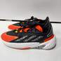 Women's Adidas Originals Ozelia Orange/Black Leopard Print Sneaker Shoes Size 9.5 image number 4
