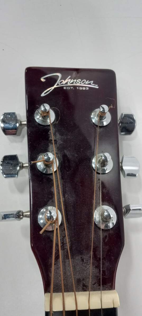 Johnson JG-610-R3/4 6 String Acoustic Guitar image number 2